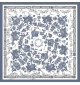 Toile cirée Noël – Beautiran au gui gris bleu