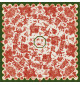 Toile cirée Noël – Beautiran rouge et vert