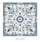 Toile cirée - Berain - bleu