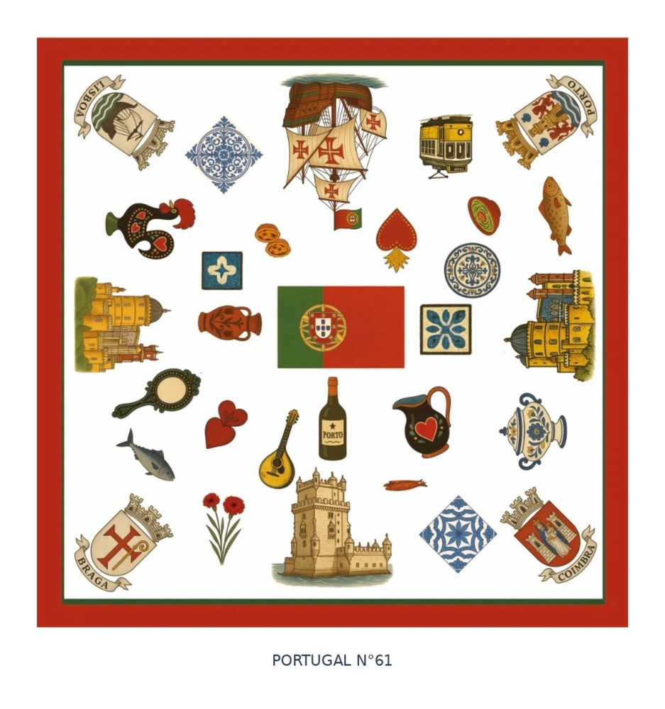 TOILE CIRÉE - FETE NATIONALE - PORTUGAL