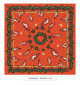 toile cirée - cherubins - orange