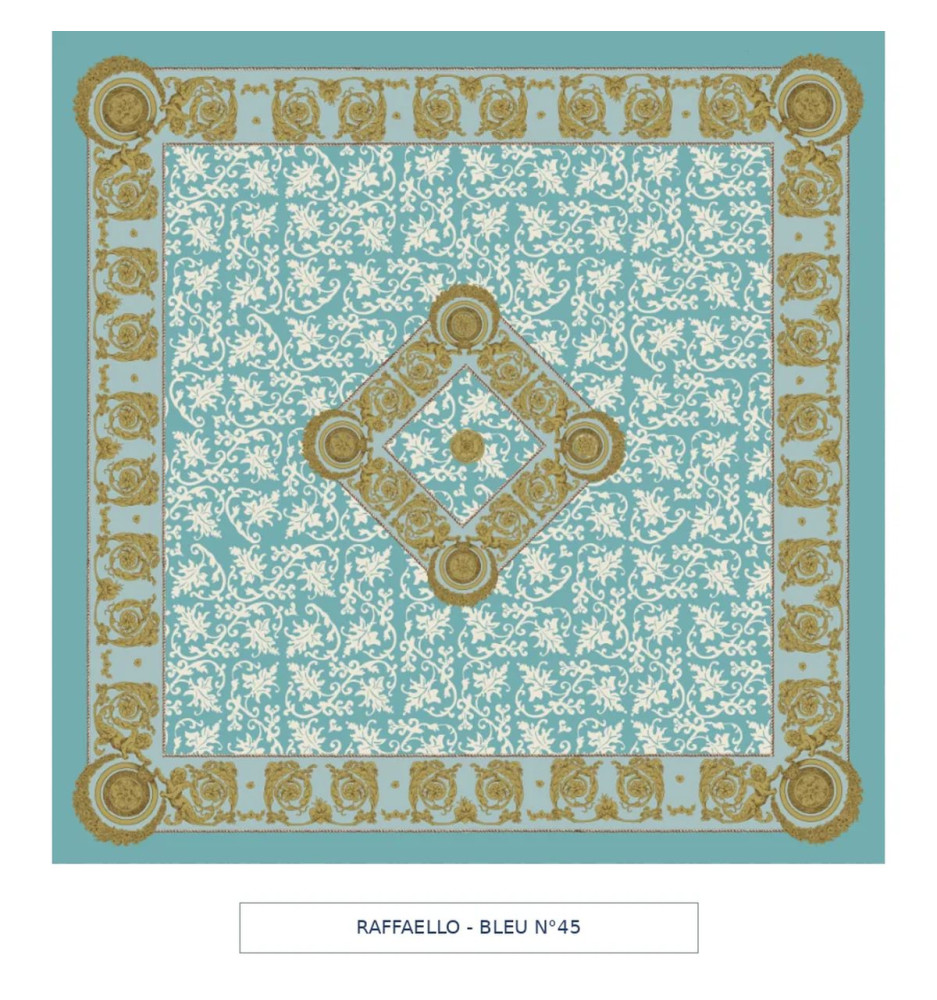 Toile cirée - raffaello - bleu
