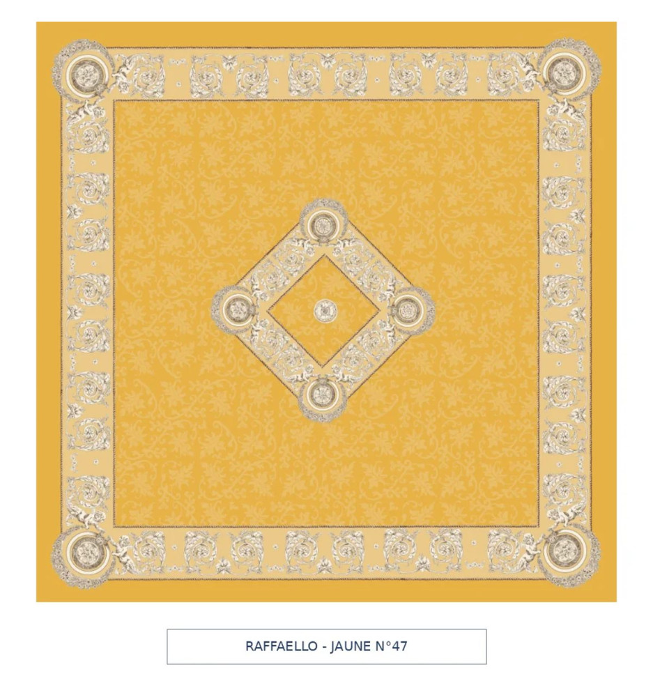 Toile cirée - raffaello - jaune
