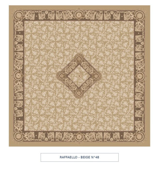 Toile cirée - raffaello - beige