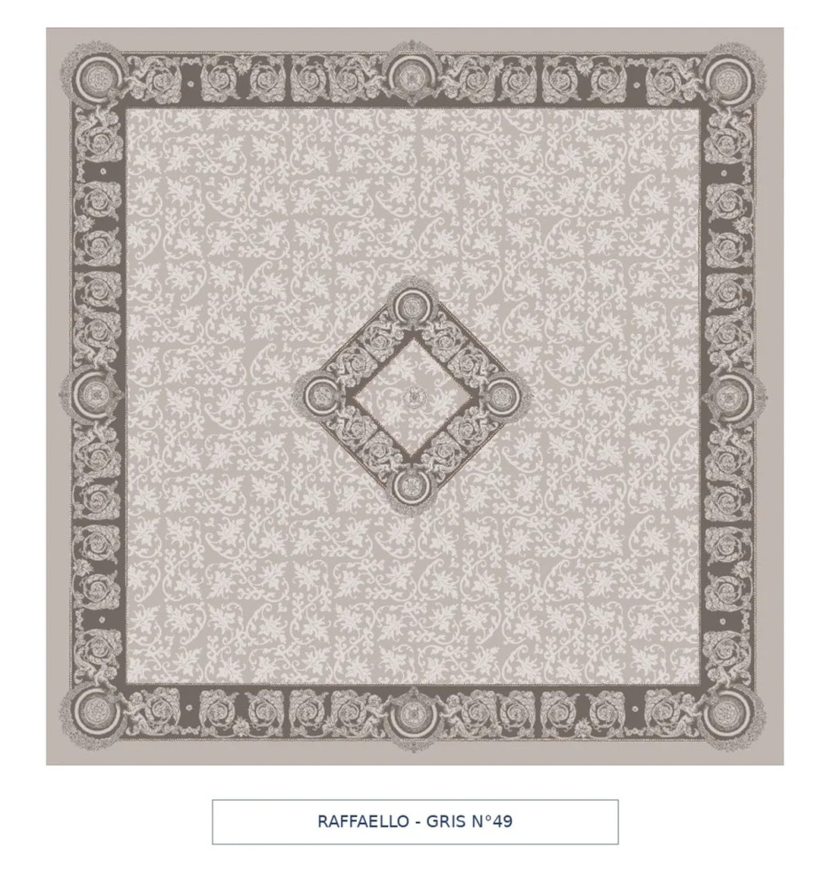 Toile cirée - raffaello - gris