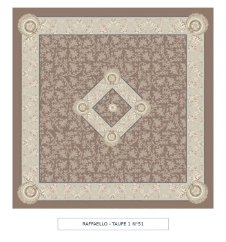 Toile cirée - raffaello - taupe