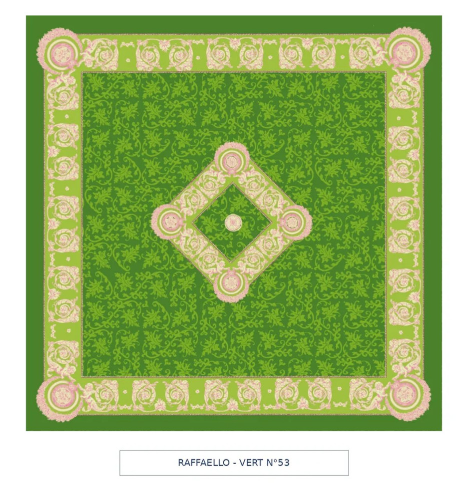 Toile cirée - raffaello - vert