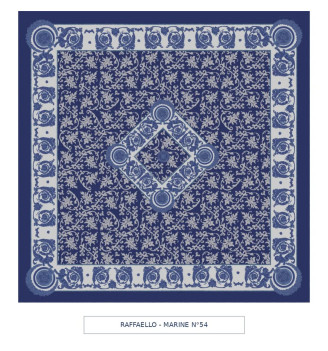 Toile cirée - raffaello - marine