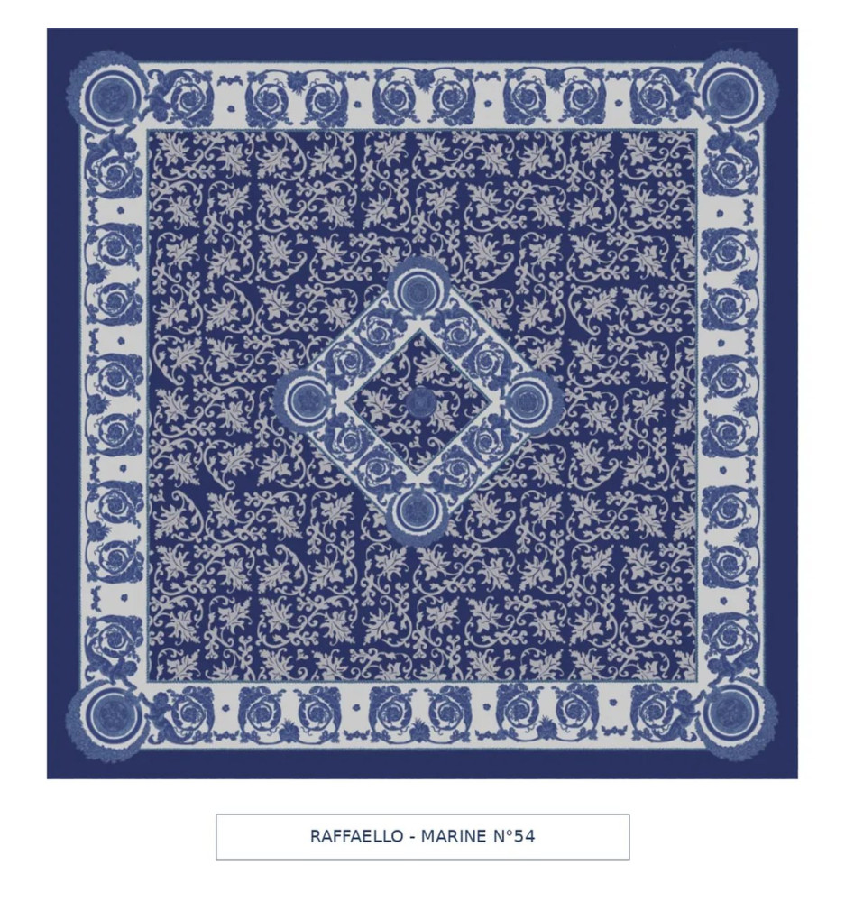 Toile cirée - raffaello - marine