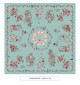 toile cirée - chinoiserie - bleu
