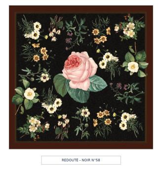 TOILE CIRÉE - Redouté - noir