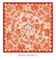 toile cirée - Beautiran toile de jouy - orange