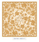 toile cirée - Beautiran toile de jouy - ambre
