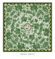 toile cirée - Beautiran toile de jouy - vert