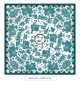 toile cirée - Beautiran toile de jouy - turquoise