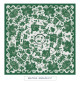 toile cirée - Beautiran toile de jouy - vert foncé