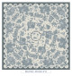 toile cirée - Beautiran toile de jouy - gris bleu