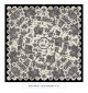 toile cirée - Beautiran toile de jouy - noir