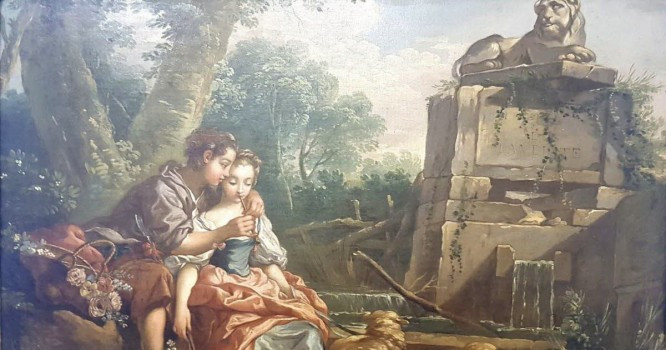 LES AMANTS SURPRIS - HISTOIRE DU MOTIF DE LA TOILE CIRÉE "TOILE DE BEAUTIRAN"