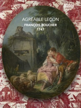 2 - L'ART D'AIMER - HISTOIRE DU MOTIF DE LA TOILE CIRÉE toile de Beautiran
